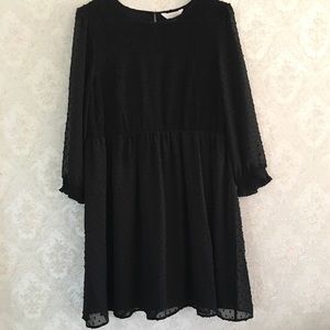 Black, light weight party dress!